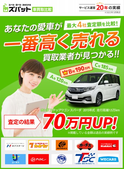 ズバット車買取比較